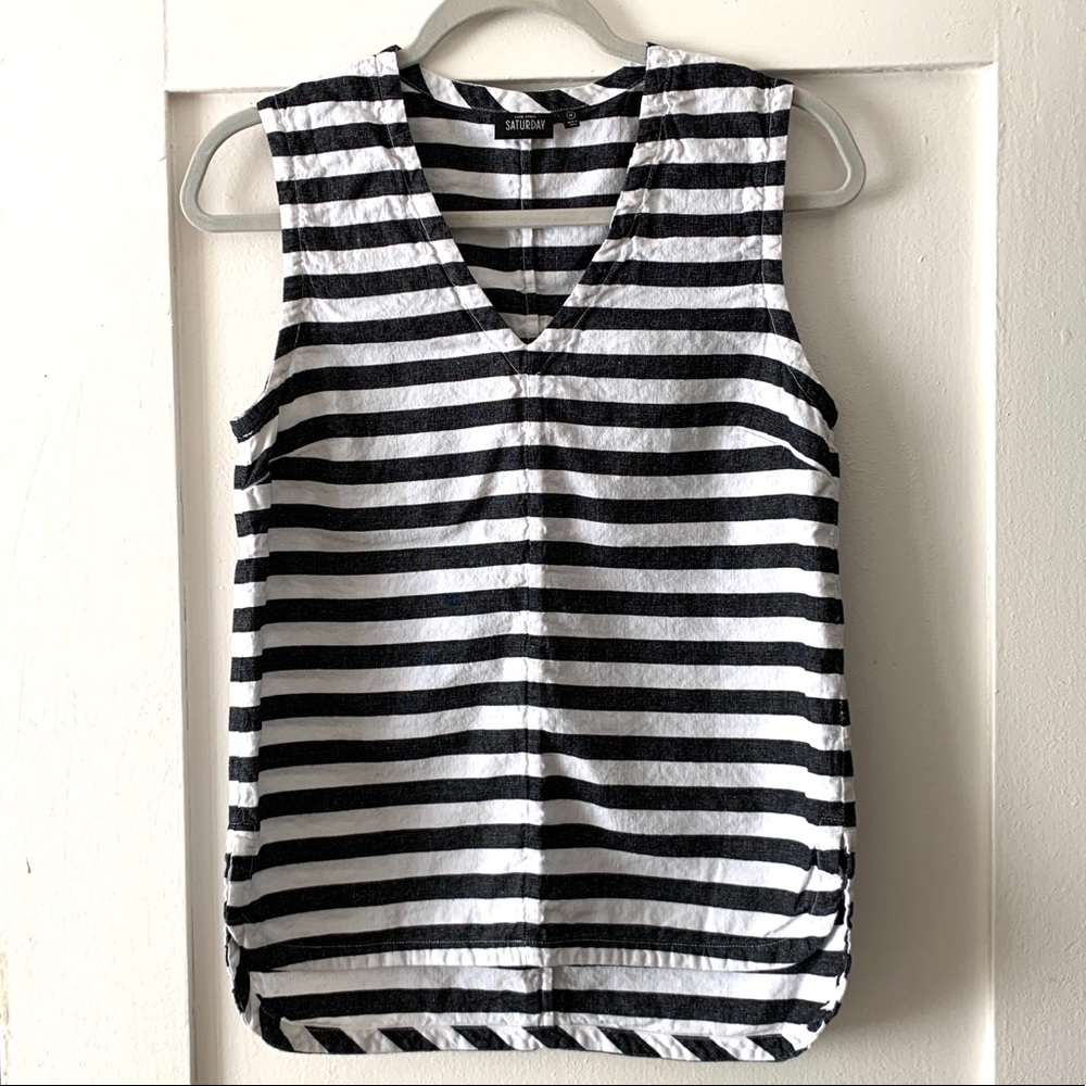 Cool Linen Striped Top
